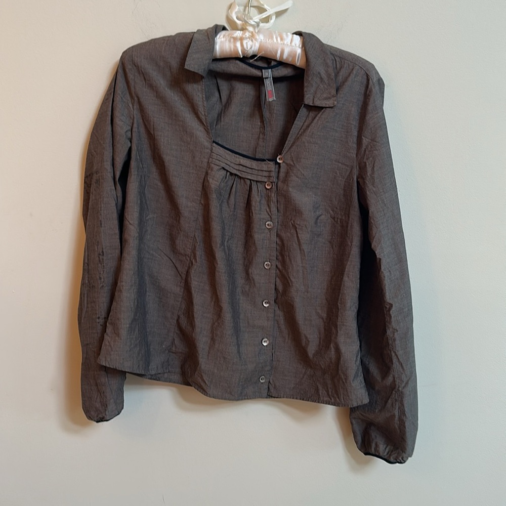 Acote by Cotélac | French Cotton Blouse | French Size 3 (US Small/Medium)